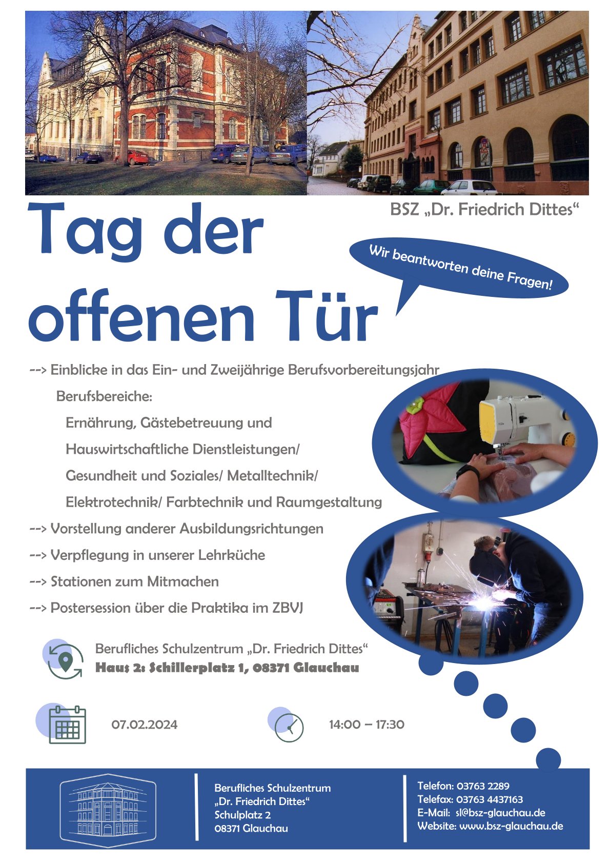 Tag der offenen Tür 2024 BSZ "Dr. Friedrich Dittes"